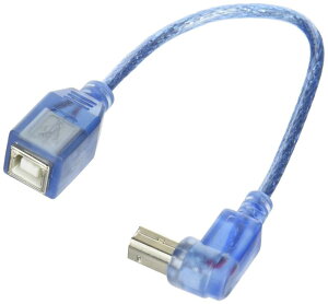 �ϊ����l USB(B)�����P�[�u�� [ �E����L�^�E�I�X - ���X ] [ 20cm ] USBB-CA20RL