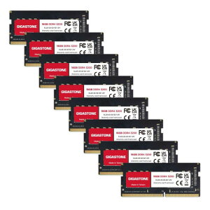 �y������ �m�[�g�p�\�R����p DDR4�zGIGASTONE 16GBx8�� (128GB Kit) DDR4 3200MHz (2933MHz or 2666MHz) PC4-25600 (PC4-23400/21300) CL22 1.2V SODIM
