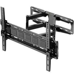 ORMGZIN �e���r�Ǌ|������A�[���� 32-85�C���` LED�t��/���j�^�[�Ή�,����^ ��]���Ǌ|���X�^���h ���E �O�@ �㉺�����p�x����,�X�ΕǊ|������ MAX VESA 600x400 mm,�ω׏d50kg,�e���r �A�[�� �Ǌ|