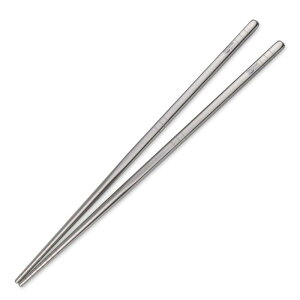 TITECOUGO ���y�ʃ`�^�����A�E�g�h�A���L�����s���O�� 23cm Titanium Chopsticks �X�N�G�A �L�����v BBQ �p�� �ؔ� �p�^ ����~�� �g�є� �T���h�u���X�g ����\�� �H��@�Ή� �y�A Camping 1�V ���ܕt��
