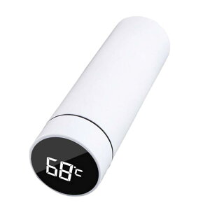 ���x�\���t�}�O�{�g�� �y�z���C�g�z 500mL ���g�̉��x���f�W�^���\�� �X�e�����X�� 2�d�\�� �ۉ�/�ۗ�{�g�� ���� �T�[���}�O �}�C�{�g�� �������ȒP ���h���t FMTTMMH500-WH