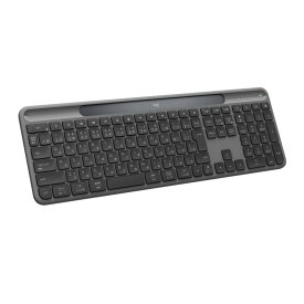 ロジクール Bluetooth ソーラー ワイヤレスキーボード Signature Slim Solar+ K980GR 太陽光や室内照などによる電力供給 満充電で最大4ヶ月間使用可能 キーボード テンキー 最長10年間使用可能な堅牢