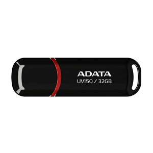�y�G�C�f�[�^�z USB������ 32GB UV150 �u���b�N USB 3.2 Gen 1 ���� �ő�Ǎ����x100MB/�b AUV150-32G-RBK-I