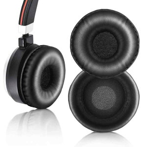 XBERSTAR For Jabra Evolve 20 20se 30 30II 40 65 65+�p�C���[�p�b�h �����p�C���[�N�b�V�����t�H�[���J�o�[ Jabra Evolve 20 30 40 65�w�b�h�t�H���Ή� (�u���b�N�C���[�p�b�h)