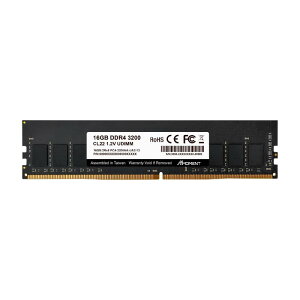 MMOMENT DDR4 16GB 3200Mhz UDIMM �f�X�N�g�b�vPC�p������ (CL22/1.2V/288�s��)