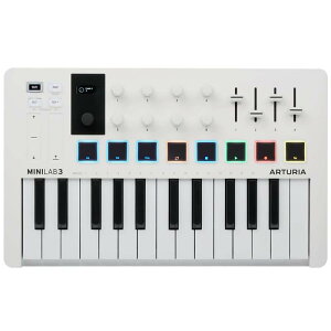 Arturia MIDI �L�[�{�[�h �R���g���[���[ MiniLab 3 �z���C�g