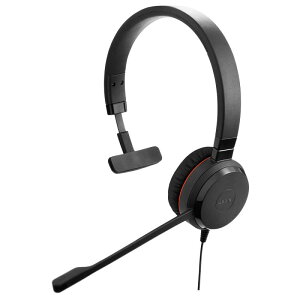 Jabra �w�b�h�Z�b�g Evolve 20 SE MS Mono USB C/A �Ў� �w�b�h�z�� �}�C�N�t�� MS ���m���� USB-C/USB-A�ڑ� �y���[�J�[2�N�t���z�m�C�Y�L�����Z�����O ��������K�ȃ��U�[�N�b�V��