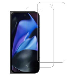 KPNS �Ή� Google Pixel 9 Pro Fold/Pixel 10 Pro Fold �p�� �K���X�t�B���� (2��) ���{���Ɏq�f�ލ̗p �S�� �ی�t�B���� �����K���X �ɓK������ Google Pixel 10 Pro Fold �t�B����