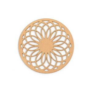 �V�N�e�� �k���G�� ���g�A�j�A�̖ؐ��R�[�X�^�[ No.035 ������� �G�݂�ԕr�̉��~���ɂ� 10cm×10cm