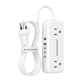 オーストラリア 変換プラグ O型 海外旅行用 変換アダプター 1.5m延長コード付き｜AC差込口4個＋USBポート5個（USB-C×3）｜オーストラリア/ニュージーランド/中国/アルゼンチンなどの国に対応