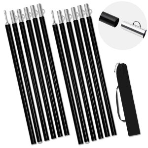 KoiHouse egE^[vp|[ Vp 7075A~ a16mm 6{A  226cm y RpNg gѕ֗ p[obOt (ubN)