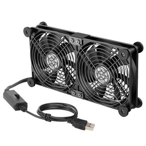 ELUTENG USB�t�@�� 14cm 2�A �É� USB ��p�t�@�� �h�U�S�����t�� 3�i�K���ʒ��� ���^ USB��@ ������ 5V 2�A 1500RPM �p�\�R��/�m�[�g�p�\�R��/���[�^�[/�����ȂǗ�p