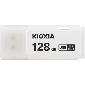 128GB USB�t���b�V�������� USB 3.2 Gen 1 ������ KIOXIA TransMemory U301 �z���C�g [���s�A���i]