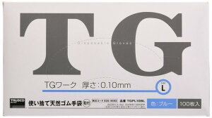 TRUSCO(�g���X�R) �g���̂� �V�R�S�� ��� L �u���[ �� ���t 0.10 100������ TG ���[�N TGPL10BL TG L 0.10