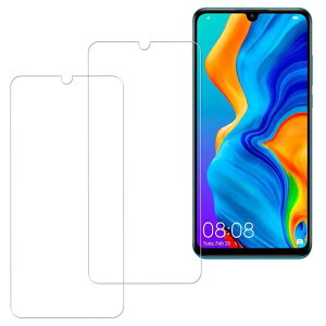 HKKAIS huawei p30 lite �ی� �t�B�����y2���Z�b�g�z���{���Ɏq�̗p HUAWEI P30 lite �p �K���X�t�B���� ���� �K���X �t�� �ی� �t�B����