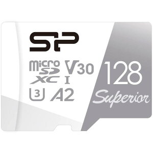 SP Silicon Power �V���R���p���[ microSD 128GB �yNintendo Switch ����m�F�ρz4K�Ή� UHS-I U3 V30 A2 �K�i Ultra HD �ő呬�x100MB/s 5�N SP128GBSTXDA2V20S