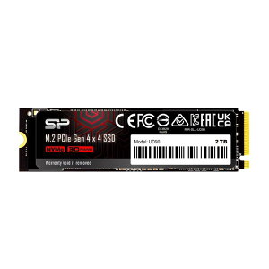 SP Silicon Power �V���R���p���[ SSD 2TB�y������ �Q�[�~���OSSD�zRead 5,000MB/s Write 4,800MB/s 3D NAND M.2 2280 PCIe4.0×4 NVMe1.4 SP02KGBP44UD900