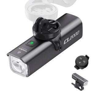 TOWILD CL2000 ���[�h�o�C�N���C�g 2000���[���� 5000mAh��e�� �[�d�����]�ԃ��C�g �ŐV�hῌ������Y USB-C�}���[�d �����_�� IPX6�h�� �N���X�o�C�N�p 5���[�h���� �݂艺���\