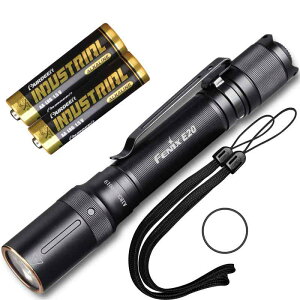 Fenix E20 V2.0-L �����d�����^ led���C�g �d�r�� 350���[���� IP68�h���h�o �P3�`���d�r �˒�126m ���� �g�� �y�� �~�j ���邢 �L�[�z���_�[���C�g �h�� ���O �� �U�� �����j���O ��� ��������d��