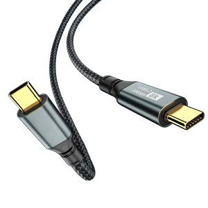USB-C  USB-C �P�[�u�� 1M Type C �P�[�u�� USB3.2 Gen2(20Gbps) PD�Ή� 100W�}���[�d 8K/60Hz�f���o�� �i�C�����҂� MacBook�APad�ASurface�AXperia�AGalaxy�APi