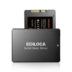 EDILOCA ES106 SSD 4TB 2.5�C���` 7mm SATA3 6Gb/s 3D NAND�̗p �����^SSD �G���[�����@�\ �����d�� �ϐk �ϏՌ� 3�N (4TB)