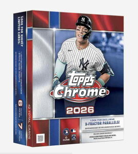 MLB 2026 TOPPS CHROME BASEBALL MEGA BOX