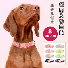 【名入れ可】犬 首輪 名入れ 名前 おしゃれ 柴犬 サイズ ネーム入り 猫首輪 名前入り 電話番号 迷子札 猫首輪 ネームタグ 小型犬 中型犬 大型犬 サイズ調節可 軽量 刻印無料 迷子防止 可愛い 犬首輪 犬の首輪 いぬ 犬用首輪 安全 ペット用品