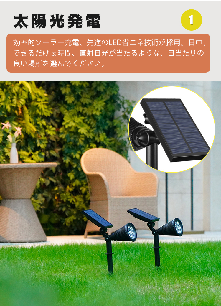 楽天市場】ガーデンライト 4個セット ソーラーライト 屋外 外構