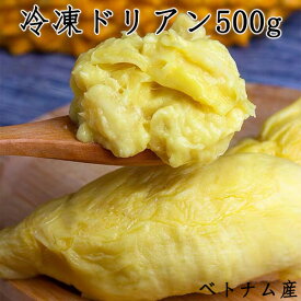 冷凍ドリアン（榴蓮） 種あり モントーンドリアン Frozen Monthong Durian 非真空 冷凍フルーツ 500g ベトナム産 [冷凍食品]