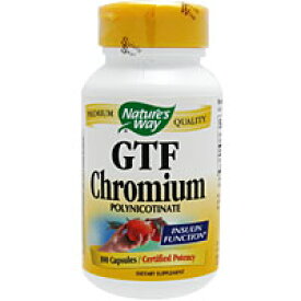 GTF クロミウム（GTFクロム）200mcg 100粒 サプリメント 健康サプリ サプリ ミネラル クロム 栄養補助 栄養補助食品 アメリカ カプセル サプリンクス