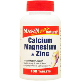 カルシウム マグネシウム＆亜鉛 100粒 サプリメント 健康サプリ サプリ カルシウム マグネシウム 栄養補助 栄養補助食品 アメリカ タブレット