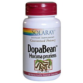 ドーパ・ビーン 60粒 サプリメント 健康サプリ サプリ 植物 ハーブ SOLARAY ソラレー 栄養補助 栄養補助食品 アメリカ カプセル サプリンクス 植物性エキス