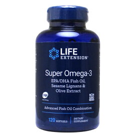 スーパーオメガ3　EPA DHA＆ゴマリグナン+オリーブエキス 120粒