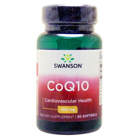 コエンザイムQ10 （CoQ10）400mg 30粒 サプリメント 美容サプリ サプリ コエンザイムQ10 栄養補助 栄養補助食品 アメリカ ソフトジェル サプリンクス