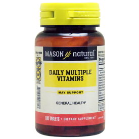 デイリー マルチプル ビタミンズ （マルチビタミン） 100粒 サプリメント 健康サプリ サプリ ビタミン マルチビタミン 栄養補助 栄養補助食品 アメリカ タブレット