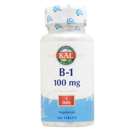 ビタミンB1 100mg 100粒 サプリメント 健康サプリ サプリ ビタミン ビタミンB1 栄養補助 栄養補助食品 アメリカ タブレット サプリンクス