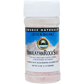 クリスタルバランス ヒマラヤ岩塩 113g（細粒 ピンクロックソルト） 食品 調味料 しお 岩塩 サプリンクス