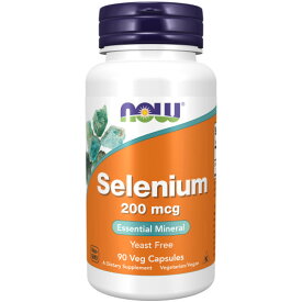 セレニウム（セレン） 200mcg 90粒 サプリメント 健康サプリ サプリ ミネラル now ナウ 栄養補助 栄養補助食品 アメリカ カプセル サプリンクス Selenium