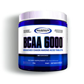 BCAA 6000 （ロイシン強化型分岐鎖アミノ酸） 180粒 | Gaspari Nutrition ガスパリ ニュートリション ギャスパリ ビッグヒデ 山岸