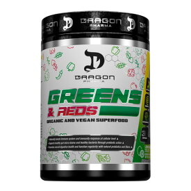 グリーンズ アンド レッズ ※レモネード（緑・赤野菜、プロバイオティクス、プレバイオティクス配合） 360g | ドラゴンファーマ Dragon Pharma Greens and Reds