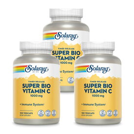 【3個セット】スーパー バイオ ビタミンC バッファード（2段階タイムリリース型ビタミンC）054-04460 100粒 | サプリ 海外サプリ アメリカサプリ vitamin c