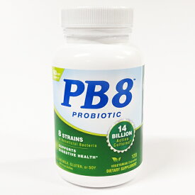 【140億】PB8（ベジタリアン）／120ベジカプセル[プロバイオティック アシドフィルス／PRO BIOTIC ACIDOPHILUS／ニュートリションナウ／NUTRITION NOW／サプリメント／アメリカサプリ／サプマート／SupmartUSA／302-00047]