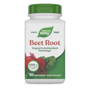 Nature's Way�i�l�C�`���[�Y �E�F�C�j �r�[�g�i�e���T�C�j 500mg 100�� �T�v�������g �n�[�u �A�����G�L�X Beet Root