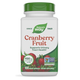 Nature's Way（ネイチャーズ ウェイ） クランベリー 100粒 サプリメント ハーブ クランベリー 植物性エキス Cranberry Fruit