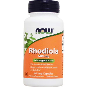 fBI 500mg^60xWJvZ[Rhodiola NOW iEt[h Tvg AJTv Tv}[g SupmartUSA 071-04754]