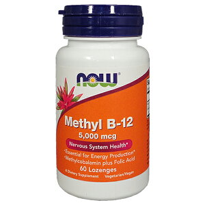 ���`��B12�i�r�^�~��B12/�t�_�z���j 5000mcg�^60�g���[�`[METHYL �r�^�~��B�Q vitaminb �i�E�t�[�h NOW �T�v�������g �A�����J�T�v�� �T�v�}�[�g SupmartUSA 071-00496]