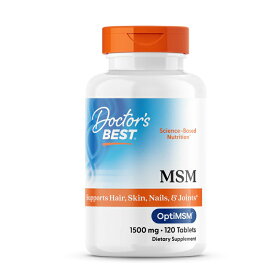 DOCTOR'S BEST（ドクターズベスト）ベストMSM 1500mg　120タブレット