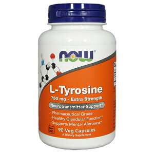 L-`V 750mg^90JvZ[L-Tyrosine NOW iEt[h Tvg AJTv Tv}[g SupmartUSA 071-00165]