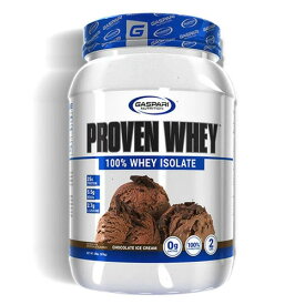 プルーブン ホエイ（ホエイアイソレート）プロテイン ※チョコレート風味 918g[Proven Whey Whey-Isolate Protein 筋トレ ダイエット GaspariNutrition ガスパリ ギャスパリ タンパク質 サプマート SupmartUSA 232-26605]