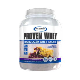 プルーブン ホエイ（ホエイアイソレート）プロテイン ※ブルーベリー風味 918g[Proven Whey Whey-Isolate Protein 筋トレ ダイエット GaspariNutrition ガスパリ ギャスパリ タンパク質 サプマート SupmartUSA 232-26797]